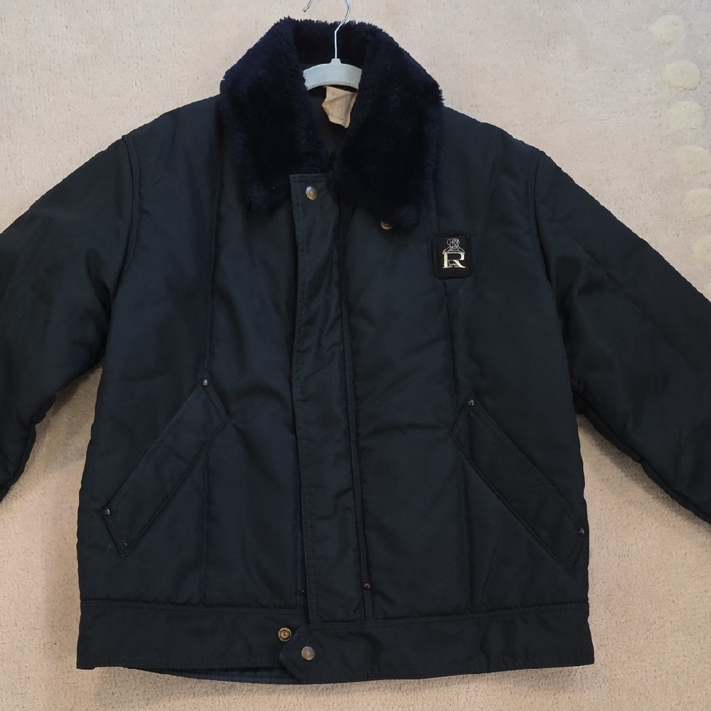 Black Jacket with Fur Collar